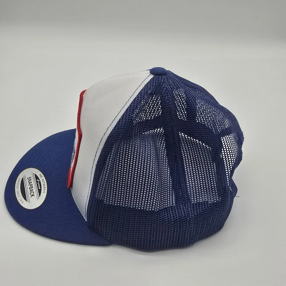 Pabst Beer Hat, PBR Vintage Trucker, Pabst Blue Ribbon Logo Patch, Yupoong 6006